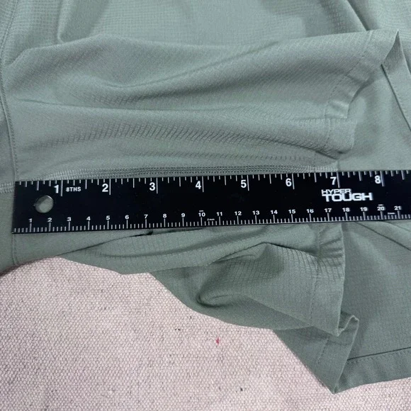 Saucony Running Shorts Mens XXL Sage Green Excellent 7 Inch Inseam Lined Pocket - Picture 12 of 13